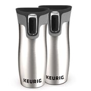 Keurig Stainless Steel Travel Mug For Coffee Pod Machines 