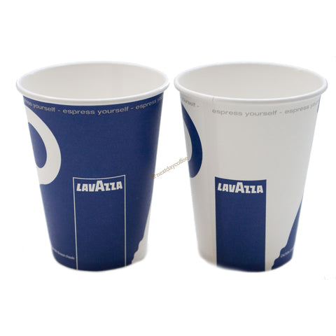 Lavazza Coffee Branded Paper Cups 